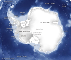 Antarctica Map